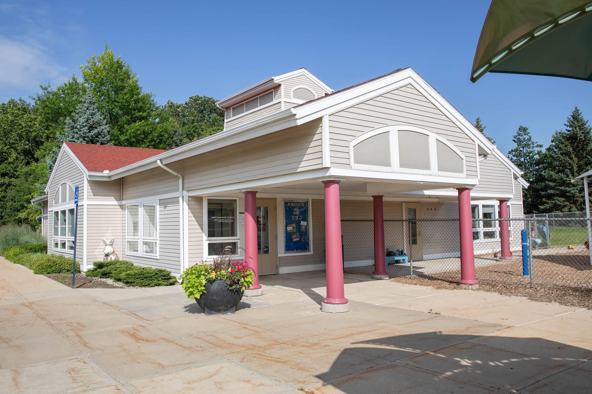 Photo of the outside of the Children Enrichment Center
